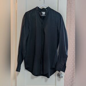 NWOT Song For The Mute Black Button Down Shirt Size 50 Large Cotton Menswear